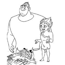 Disegni da colorare: The Croods - Pagine da Colorare Stampabili Gratuite
