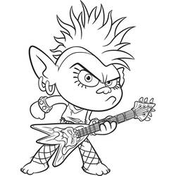 Disegni da colorare: The Trolls - Pagine da Colorare Stampabili Gratuite