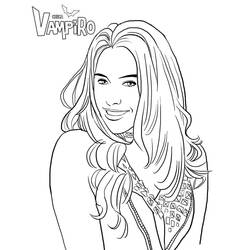 Disegni da colorare: Chica Vampiro - Pagine da Colorare Stampabili Gratuite