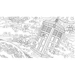 Disegni da colorare: Doctor Who - Pagine da Colorare Stampabili Gratuite