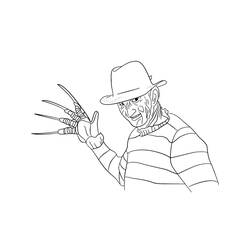 Disegni da colorare: Freddy Krueger - Pagine da Colorare Stampabili Gratuite