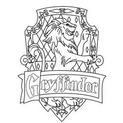 Disegni da colorare: Gryffondor - Pagine da Colorare Stampabili Gratuite