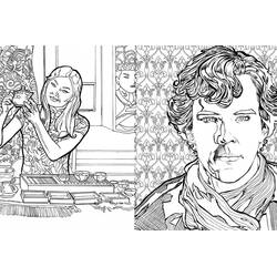 Disegni da colorare: Sherlock - Pagine da Colorare Stampabili Gratuite