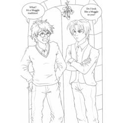Disegno da colorare: Harry Potter (Film) #69867 - Pagine da Colorare Stampabili Gratuite