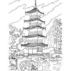 Disegni da colorare: Giappone - Pagine da Colorare Stampabili Gratuite