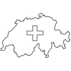 Disegni da colorare: Svizzera - Pagine da Colorare Stampabili Gratuite