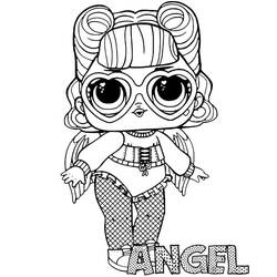 Disegni da colorare: Bambola LOL - Pagine da Colorare Stampabili Gratuite