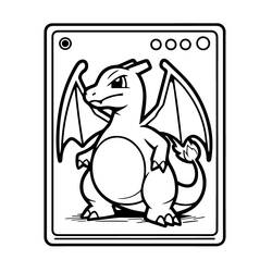 Disegni da colorare: Carta Pokémon - Pagine da Colorare Stampabili Gratuite