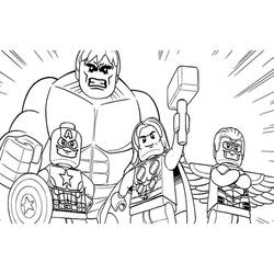 Disegni da colorare: LEGO Marvel - Pagine da Colorare Stampabili Gratuite