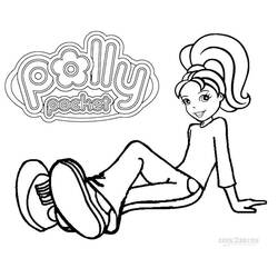 Disegni da colorare: Polly Pocket - Pagine da Colorare Stampabili Gratuite