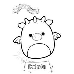Disegno da colorare: Squishmallows (Giocattoli e Giochi) #219259 - Pagine da Colorare Stampabili Gratuite