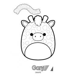 Disegno da colorare: Squishmallows (Giocattoli e Giochi) #219265 - Pagine da Colorare Stampabili Gratuite