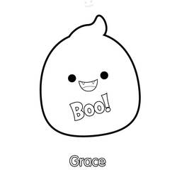 Disegno da colorare: Squishmallows (Giocattoli e Giochi) #219266 - Pagine da Colorare Stampabili Gratuite