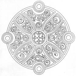 Disegno da colorare: Mandala (Mandala) #22887 - Pagine da Colorare Stampabili Gratuite