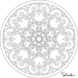 Disegno da colorare: Mandala (Mandala) #22890 - Pagine da Colorare Stampabili Gratuite