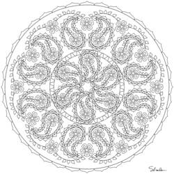 Disegno da colorare: Mandala (Mandala) #22894 - Pagine da Colorare Stampabili Gratuite