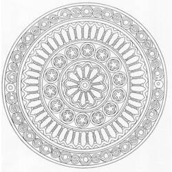 Disegno da colorare: Mandala (Mandala) #22903 - Pagine da Colorare Stampabili Gratuite