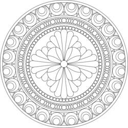 Disegno da colorare: Mandala (Mandala) #22933 - Pagine da Colorare Stampabili Gratuite