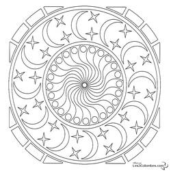 Disegno da colorare: Mandala (Mandala) #22936 - Pagine da Colorare Stampabili Gratuite