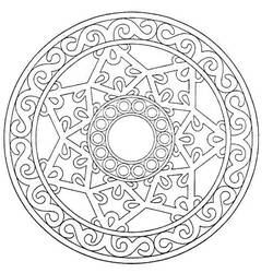 Disegno da colorare: Mandala (Mandala) #22939 - Pagine da Colorare Stampabili Gratuite