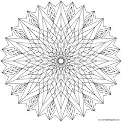 Disegno da colorare: Mandala (Mandala) #22944 - Pagine da Colorare Stampabili Gratuite