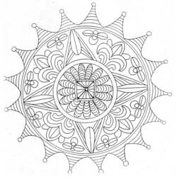 Disegno da colorare: Mandala (Mandala) #22948 - Pagine da Colorare Stampabili Gratuite