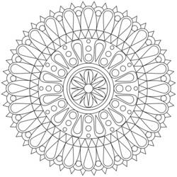 Disegno da colorare: Mandala (Mandala) #22966 - Pagine da Colorare Stampabili Gratuite
