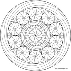Disegno da colorare: Mandala (Mandala) #22984 - Pagine da Colorare Stampabili Gratuite