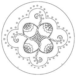 Disegno da colorare: Mandala (Mandala) #22988 - Pagine da Colorare Stampabili Gratuite