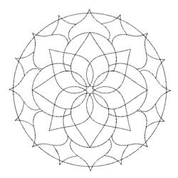 Disegno da colorare: Mandala (Mandala) #22989 - Pagine da Colorare Stampabili Gratuite