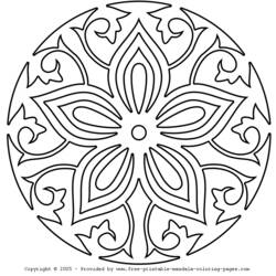 Disegno da colorare: Mandala (Mandala) #22998 - Pagine da Colorare Stampabili Gratuite