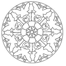 Disegno da colorare: Mandala (Mandala) #23000 - Pagine da Colorare Stampabili Gratuite