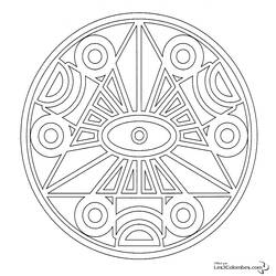 Disegno da colorare: Mandala (Mandala) #23002 - Pagine da Colorare Stampabili Gratuite