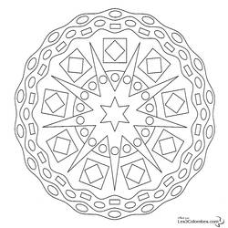 Disegno da colorare: Mandala (Mandala) #23003 - Pagine da Colorare Stampabili Gratuite