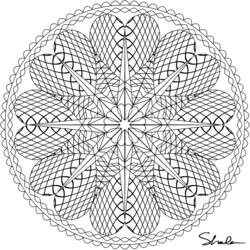 Disegno da colorare: Mandala (Mandala) #23019 - Pagine da Colorare Stampabili Gratuite