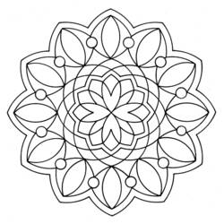 Disegno da colorare: Mandala (Mandala) #23025 - Pagine da Colorare Stampabili Gratuite