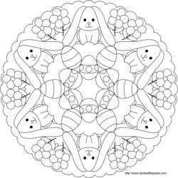 Disegno da colorare: Mandala (Mandala) #23038 - Pagine da Colorare Stampabili Gratuite