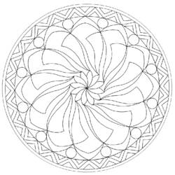 Disegno da colorare: Mandala (Mandala) #23046 - Pagine da Colorare Stampabili Gratuite