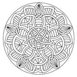 Disegno da colorare: Mandala (Mandala) #23051 - Pagine da Colorare Stampabili Gratuite