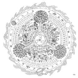 Disegno da colorare: Mandala (Mandala) #23062 - Pagine da Colorare Stampabili Gratuite