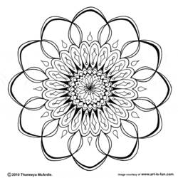 Disegno da colorare: Mandala (Mandala) #23064 - Pagine da Colorare Stampabili Gratuite