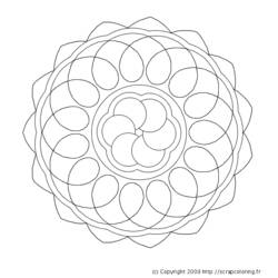 Disegno da colorare: Mandala (Mandala) #23065 - Pagine da Colorare Stampabili Gratuite