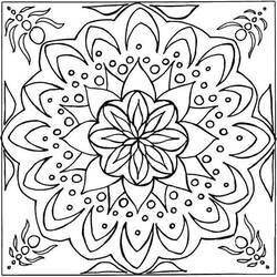 Disegno da colorare: Mandala (Mandala) #23067 - Pagine da Colorare Stampabili Gratuite