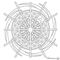 Disegno da colorare: Mandala (Mandala) #23068 - Pagine da Colorare Stampabili Gratuite