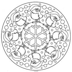 Disegno da colorare: Mandala (Mandala) #23071 - Pagine da Colorare Stampabili Gratuite