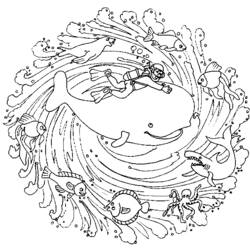 Disegno da colorare: Mandala (Mandala) #23078 - Pagine da Colorare Stampabili Gratuite