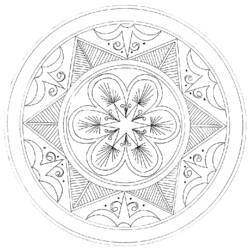 Disegno da colorare: Mandala (Mandala) #23079 - Pagine da Colorare Stampabili Gratuite