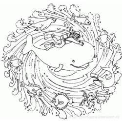 Disegno da colorare: Mandala animali (Mandala) #22706 - Pagine da Colorare Stampabili Gratuite