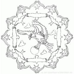 Disegno da colorare: Mandala animali (Mandala) #22711 - Pagine da Colorare Stampabili Gratuite