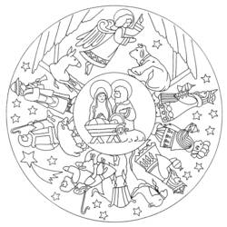 Disegno da colorare: Mandala animali (Mandala) #22784 - Pagine da Colorare Stampabili Gratuite
